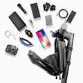 Miniatyrbilde 4 av 4: 1L Veeki Hard Shell Regnfrakk Scooter Oppbevaringspose For Spark Sykler Sammenleggbar Sykkel Elektrisk Scooter Selvb balanserte Scootere - Perfekt