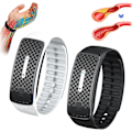 Miniatyrbillede 2 af 5: Armbånd, Lympunclog Titanium Armbånd, Lympunclog Titanium Unclog Armbånd, JOSFIT Justerbar Armbånd til Mænd og Kvinder Black White