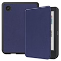 Miniatyrbillede 1 af 5: Caster Læder Etui Til KOBO Clara Colour / BW LGL Dark blue