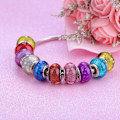 Miniatyrbild 7 av 7: Nya Europeiska Färgglada Lampwork Glaspärlor Murano Plast Aolly Berlock Passar Pandora Armband Armband Kvinna Flicka DIY Smycken Dropship YW19167