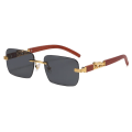 Pikkukuva 3 / 7: Leopard Head aurinkolasit naisille 2024 Uusi trendi Design Kehysvapaat miesten aurinkolasit C3 Fashion UV400 Sunglasses