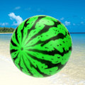Miniatyrbild 4 av 5: Strandboll Uppblåsbar Poolboll Kul Vatten Flytande Boll Simulering Grön Vattenmelon Uppblåsbar Strandboll