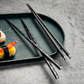 Miniatyrbilde 4 av 5: Par i legering gravering pinner sklisikre gjenbrukbare sushi pinner