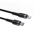 Miniatyrbillede 4 af 5: Baseus Cafule Kabel USB-C Lightning iP PD 18W, 1m Sort