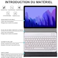Pikkukuva 2 / 4: Kotelo, jossa ranskalainen AZERTY Bluetooth-näppäimistö Samsung Galaxy -laitteelle