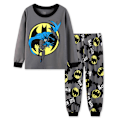 Miniatyrbild 1 av 2: Spiderman Barnkläder för Pojkar Batman Pyjamas Långärmad T-shirt Byxor Sovkläder PJs Set Superhjälte Pyjamas för 3-7 År Grå Grey 4-5 Years