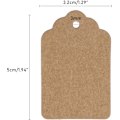 Miniatyrbilde 2 av 5: 100 stk Kraft prislapper 3,2x5 CM Tag butikklapper Clot DXGHC