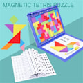 Miniatyrbillede 2 af 4: Multifunktionel Tangram Magnetisk Tetris Magnetisk Puslespil -