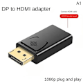 Pikkukuva 2 / 5: DisplayPort-HDMI-yhteensopiva sovitin DP uros naaras HDMI-C - Täydellinen 1080P