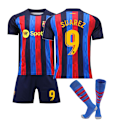 Miniatyrbillede 4 af 11: 22-23 Barcelona trøje nr. 10 Messi nr. 21 De Jong kortærmet voksen børns sports fodbolduniform holduniform 22-23 Barcelona Home Yellow No. 9 S