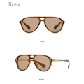 Pikkukuva 1 / 7: 2024 miesten pilottilasit retro tuplasilta neliö aurinkolasit aurinkolasit tukkumyynti 6052 C5 Fashion
