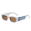 Miniatyrbilde 5 av 7: Moteklassiske retro små firkantede solbriller Designer Metal Retro Acetat herrebriller luksussolbriller Menn Kvinner Red Sunglasse
