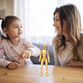 Miniatyrbillede 3 af 5: T13 Actionfigur, Titan 13 Actionfigur 3D Titans Figur, 3D-trykt Actionfigur Nova 13 Actionfigur, Multi-leddede Actionfigurer Gold