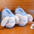 Miniatyrbild 1 av 5: Nya Sanrio-tofflor Cinnamoroll Plyschskor Halksäkra Kawaii Anime Kuromi My Melody Damtofflor Hemma Bomulls-tofflor Vinter Flickor Present 37-38 (innersula 22,5 cm) 37-38 (insole 22.5cm) cinnamon roll