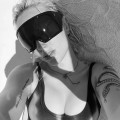 Miniatyrbillede 3 af 7: 3722 Oversized Wrap Around Custom Logo Solbriller til Kvinder Mænd Futuristiske Buede Linser Shades Fashion Shield Y2k Solbriller silver oversized