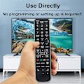 Miniatyrbilde 3 av 5: AA59-00543A Erstatningsfjernkontroll for LED LCD Plasma 3D TV UE40D8000YU PS51D8000FU UE55D7000LU UE55D8000YU (FMY) black