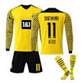 Pikkukuva 1 / 6: 21/22 Dortmund Koti Pitkähihainen Jersey Set Lapset Aikuiset Jalkapallopaita Harjoituspaita No.11 REUS No.11 REUS XL
