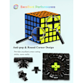 Miniatyrbild 3 av 5: 5x5 Speed ​​Cube, QiZheng 5x5x5 Original Puzzle Cube Super Hållbar Dekal med Levande Färger (5x5x5) 5x5x5 5x5x5 3x3x3