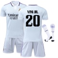 Miniatyrbild 4 av 11: Ny Real Madrid fotbollströja för män 22-23 nr 10 Modric nr 9 Benzema tröja barn tränings- och tävlingsuniformer No number, no socks 28 size children