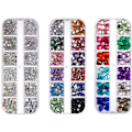 Miniatyrbild 1 av 5: Nagelstenar, strass för naglar Färgglada nagelstrass