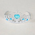 Miniatyrbild 2 av 2: Uporpor Frozen Princess Elsa LED-ljusklänning för flickor barn cosplay festkläder snödrottning karneval julbalklänning endast krona only crown 110 cm