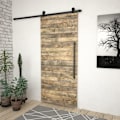 Miniatyrbillede 2 af 5: vidaXL Skydedørsbeslag SKIEN 183 cm stål sort Black Black