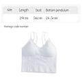 Miniatyrbillede 2 af 5: Crop Top Yoga BH CRIS Krydsstropper Ryg Fjernelse Polstring