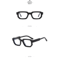 Miniatyrbild 1 av 7: 2024 Anpassade logotyp Specifikationer Herr Tjock Ram Lyx Märkes Solglasögon Svarta Ramar Glasögon Läsglasögon För Herrar Specifikationer För Herrar C6 Rectangle sunglasses