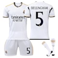 Miniatyrbilde 1 av 2: Bellingham 5 Real Madrid-drakt 23-24, nye sesongens nyeste fotballdrakter for voksne for Bar Adult XL (180-190 cm)