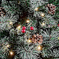 Miniatyrbillede 2 af 5: Julemini-lysstreng, 50 LED-lysstreng med UL-certificering White