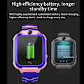 Miniatyrbilde 5 av 6: Q12 Smartklokke for barn SOS Telefonklokke Smartklokke Kamera med SIM-kort Vanntett IP67 Barnegave for IOS Android Pink