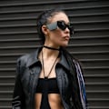 Pikkukuva 3 / 7: 2024 Uusi saapuminen Retro Pieni CatEye Mukautettu 3D Metallilogo Leveät Jalat Aurinkolasit Naiset C3 Fashion