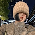 Miniatyrbillede 5 af 8: Strikhue Beanie Hat Sort black