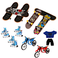 Miniatyrbillede 4 af 8: Finger Skateboard Tech To Hjul Mini Scooter Gripbräda Sh A6 Red engine