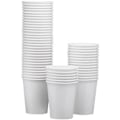 Miniatyrbild 1 av 4: 100-pack 8 oz engångsmuggar i vitt papper - varma/kalla drycker CDQ
