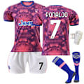 Miniatyrbillede 5 af 10: Juventus 22-23 Anden Udebanefodboldtrøje Nr. 9 Hove 22 Di Maria 10 Pogba 7 Chiesa Dragt Size 10 with socks #XS