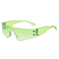 Miniatyrbilde 7 av 7: 2024 Future Solbriller Trendy En-delt Linse Solbriller Punk Gafas De Sol Fashi C6 Wrap Around Sunglasses
