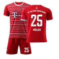 Miniatyrbild 5 av 11: Ny Bayern hemmatröja nr 9 Lewandowski nr 25 Muller fotbollströja uniform dräkt nr 10 Sane herr- och damkläder Size 4 with socks Size 26 Height 140cm-150cm