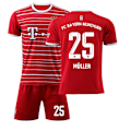 Pikkukuva 5 / 11: Uusi Bayernin kotipaita nro 9 Lewandowski nro 25 Müller peliasu nro 10 Sané miesten ja naisten urheiluvaatteet No. 17 + Socks Protector Size 18 Height 100cm-110cm