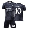 Miniatyrbillede 5 af 11: 22-23 Real Madrid 120-års jubilæums Y3 fælles trøjesæt nr. 9 Benzema nr. 20 Vinicius fodboldtrøje thailandsk udgave Size 7: Socks + Protective Gear Size 26 140-150cm