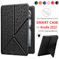 Pikkukuva 10 / 10: Uudelle Kindle 11. sukupolvelle 2022 Smart Cover -suojakotelo Dark Blue