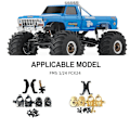 Miniatyrbilde 3 av 5: RCGOFOLLOW 6 stk messing holdbar styrenav for 1/24 Black