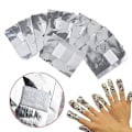 Miniatyrbillede 4 af 4: 100 stk. Neglefolie Gel Wraps Polish Remover Art Soak off Acryl Fjernelse
