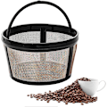 Miniatyrbillede 1 af 5: Genanvendelig kaffefilter, 4-kop kurv kaffefilter udskiftning permanent kaffefilter kaffefilter udskiftning
