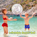 Miniatyrbillede 2 af 5: Strandbold, vand og strandbolde, 1 stk Glitter Summer Inflat