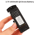 Miniatyrbillede 1 af 5: IC Drone Tilbehør til Q6 1800mAh Mini Drone Reservedel Sort one size