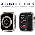 Pikkukuva 4 / 5: 6-pakkaus kova PC-kuori, yhteensopiva Apple Watch Series 8 Series 7 6-pakkaus 3 6-Pack 3 45mm