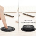 Miniatyrbilde 3 av 5: Pop-up skrivebordsmontert trådløs hurtiglader med USB-port