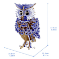 Miniatyrbillede 2 af 4: 142 dele 3D puslespil - Ugle