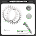 Miniatyrbilde 3 av 5: x premium rustfrie spiker for Worx S/m modell, 2 x rustfrie skruspikker Trekkforsterker, robotgressklipper Hjulstørrelse 205 mm